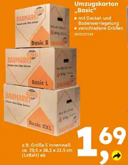 Globus Baumarkt Umzugskarton „Basic" Angebot