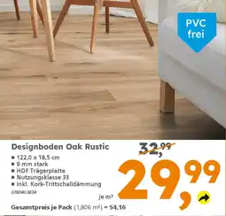 Globus Baumarkt Designboden Oak Rustic Angebot