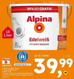Globus Baumarkt Alpina Edelweiß Angebot