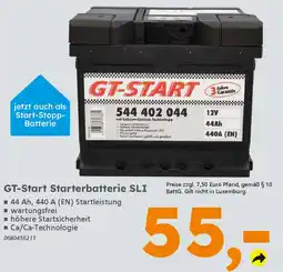 Globus Baumarkt GT-Start Starterbatterie SLI Angebot