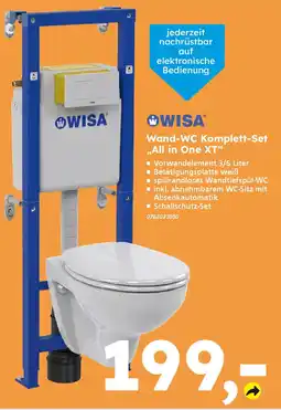 Globus Baumarkt WISA Wand-WC Komplett-Set ,,All in One XT" Angebot