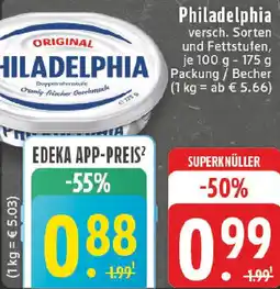 Edeka Philadelphia Angebot