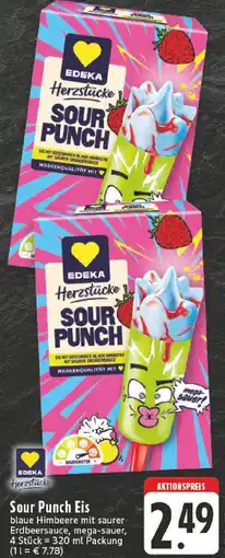 Edeka EDEKA Herzstücke Sour Punch Eis Angebot