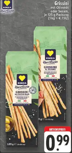 Edeka EDEKA Herzstücke Grissini Angebot