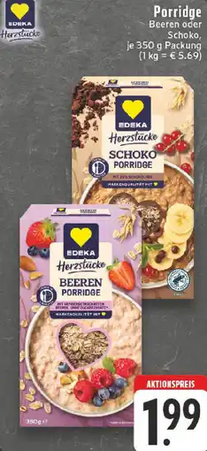 Edeka EDEKA Herzstücke Porridge Angebot