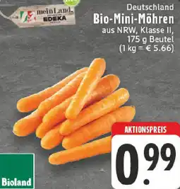 Edeka Bio-Mini-Möhren Angebot