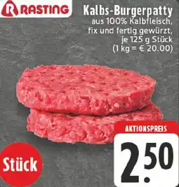 Edeka RASTING Kalbs-Burgerpatty Angebot