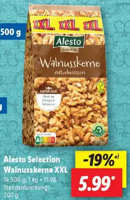 Lidl Alesto Selection Walnusskerne XXL Angebot