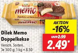Lidl Dilek Memo Doppelkekse Angebot
