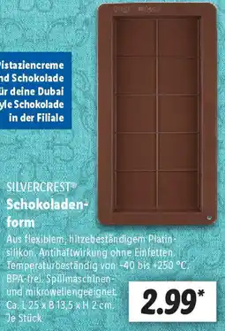 Lidl SILVERCREST Schokoladenform Angebot