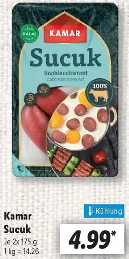 Lidl Kamar Sucuk Angebot