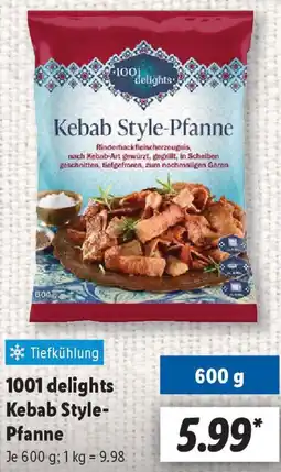 Lidl 1001 delights Kebab Style Pfanne Angebot