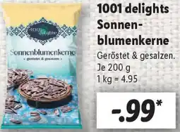 Lidl 1001 delights Sonnenblumenkerne Angebot