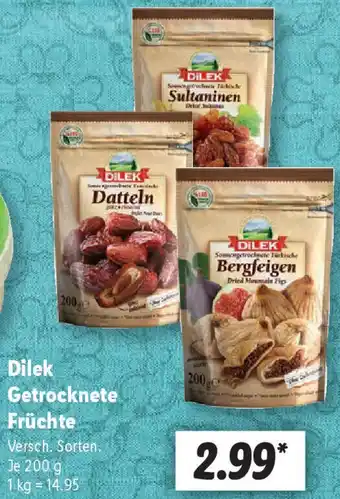 Lidl Dilek Getrocknete Früchte Angebot
