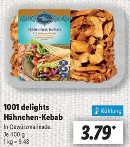 Lidl 1001 delights Hähnchen-Kebab Angebot