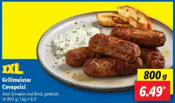 Lidl Grillmeister Cevapcici Angebot