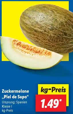 Lidl Zuckermelone ,,Piel de Sapo" Angebot