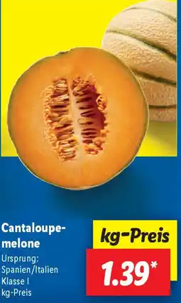 Lidl Cantaloupemelone Angebot