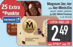 E-Center Magnum 3er, 4er oder 6er Minis Eis Angebot