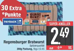 E-Center Regensburger Bratwurst Angebot