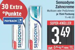 E-Center Sensodyne Zahncreme Angebot