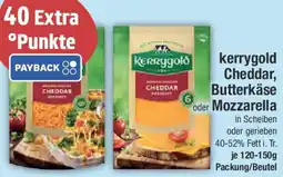 E-Center kerrygold Cheddar, Butterkäse oder Mozzarella Angebot