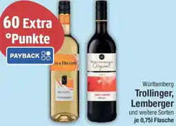 E-Center Württemberg Trollinger, Lemberger Angebot