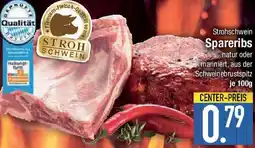 E-Center Strohschwein Spareribs Angebot