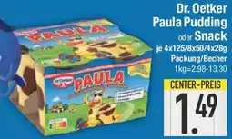 E-Center Dr. Oetker Paula Pudding oder Snack Angebot
