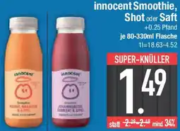 E-Center innocent Smoothie, Shot oder Saft Angebot