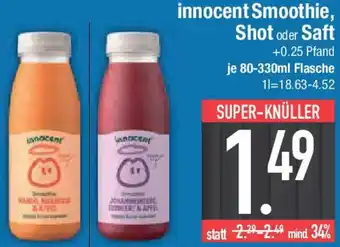 E-Center innocent Smoothie, Shot oder Saft Angebot