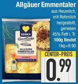 E-Center Edeka Herzstücke Allgäuer Emmentaler Angebot
