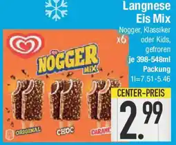 E-Center Langnese Eis Mix Angebot