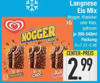 E-Center Langnese Eis Mix Angebot