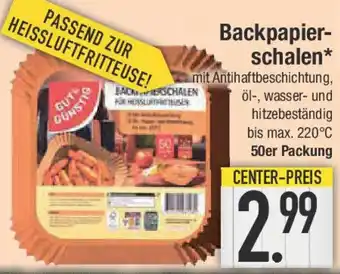 E-Center Gut & Günstig Backpapierschalen Angebot