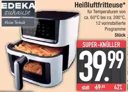 E-Center EDEKA zuhause Heißluftfritteuse Angebot