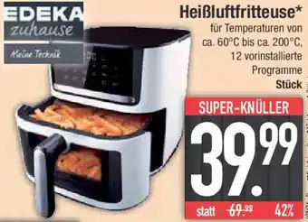 E-Center EDEKA zuhause Heißluftfritteuse Angebot