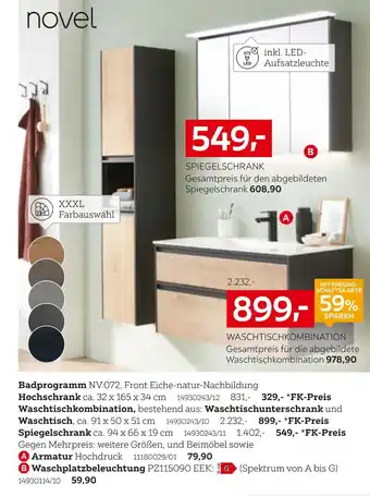XXXLutz Novel badprogramm nv.072 Angebot