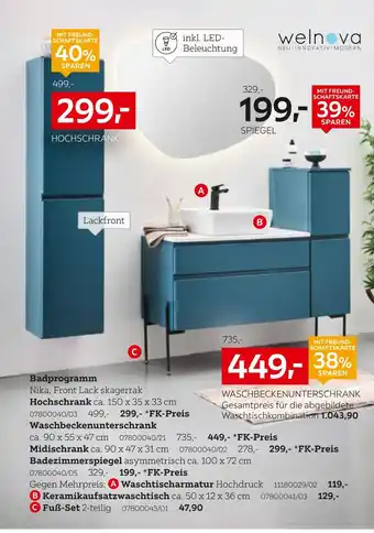 XXXLutz Welnova badprogramm Angebot