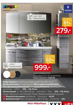 XXXLutz Sadena oder fani badprogramm casablanca Angebot