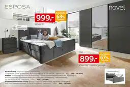 XXXLutz Esposa oder novel nachtschrank, boxbett oder schwebetürenschrank Angebot