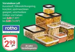 Globus Rotho vorratsdose loft Angebot