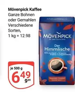 Globus Mövenpick kaffee ganze bohnen Angebot