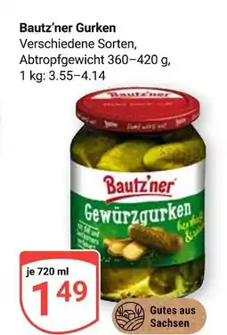 Globus Bautz'ner gurken Angebot