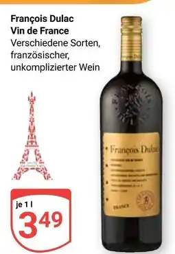 Globus François dulac vin de france Angebot
