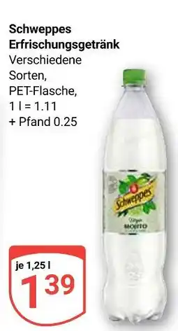 Globus Schweppes erfrischungsgetränk Angebot