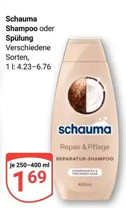 Globus Schauma shampoo Angebot