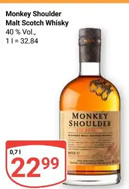 Globus Monkey shoulder malt scotch whisky Angebot