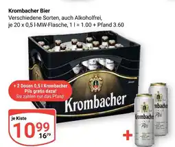 Globus Krombacher krombacher bier Angebot