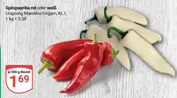 Globus Spitzpaprika rot Angebot